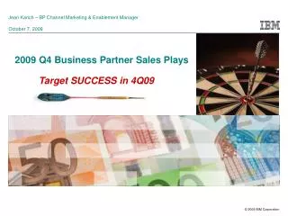 2009 Q4 Business Partner Sales Plays Target SUCCESS in 4Q09