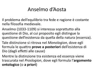 anselmo d aosta