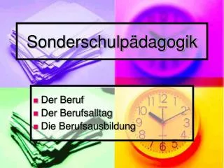 sonderschulp dagogik
