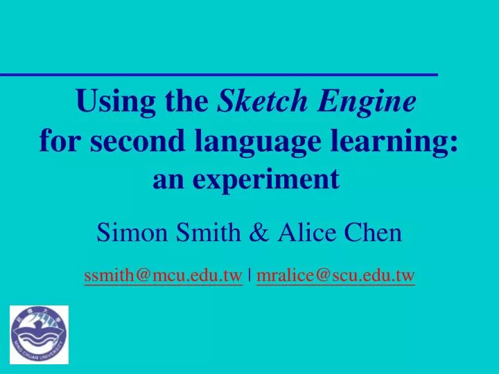 using the sketch engine for second language learning an experiment