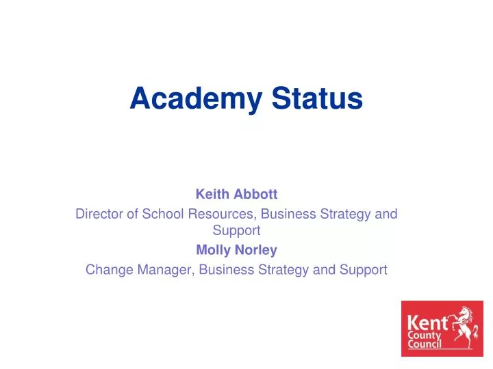 academy status