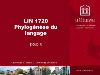 lin 1720 phylog n se du langage