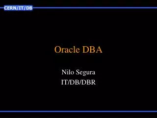 Oracle DBA
