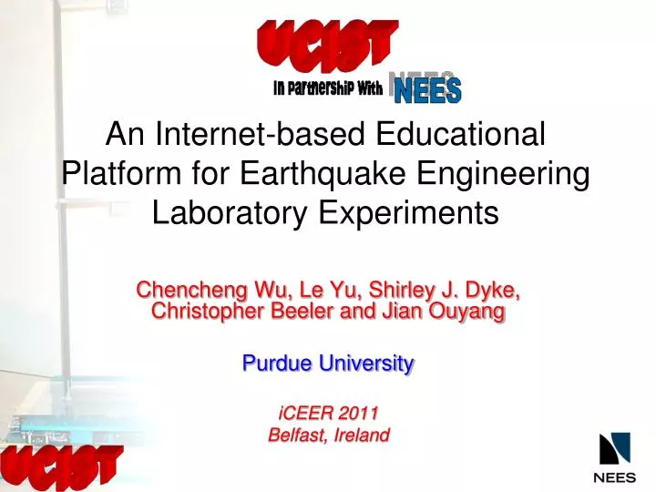 an internet based educational platform for earthquake engineering laboratory experiments