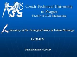 Czech Technical University in Prague Faculty of Civil Engineering