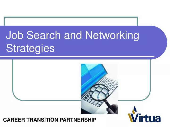 job search and networking strategies