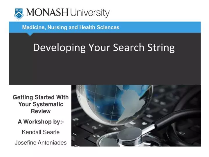 developing your search string