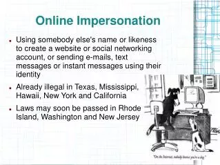 online impersonation