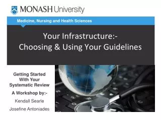 Your Infrastructure:- Choosing &amp; Using Your Guidelines