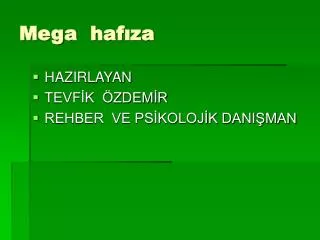 mega haf za
