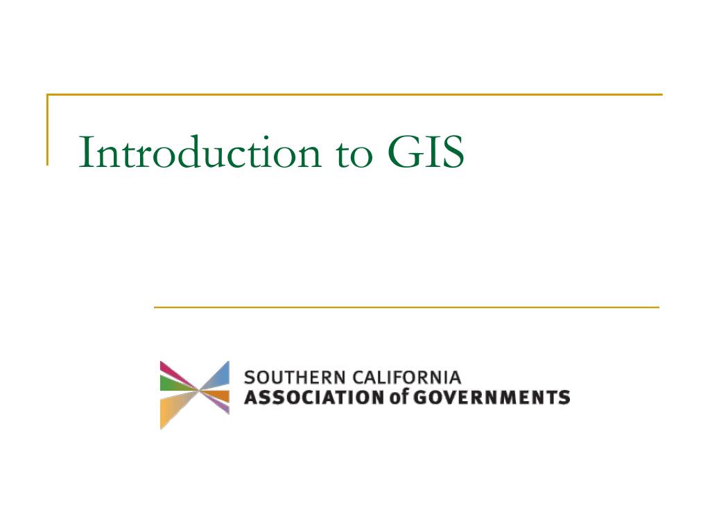 PPT - Introduction to GIS PowerPoint Presentation, free download - ID ...