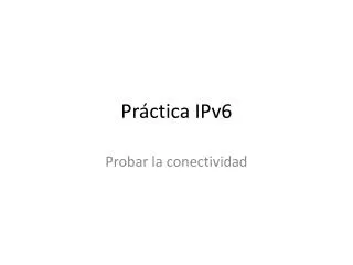 pr ctica ipv6