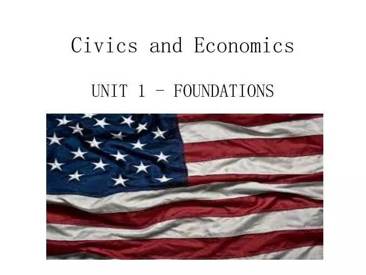 civics and economics