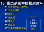 13 生态系统中的物质循环 - slide 1