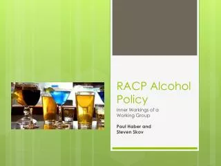 RACP Alcohol Policy