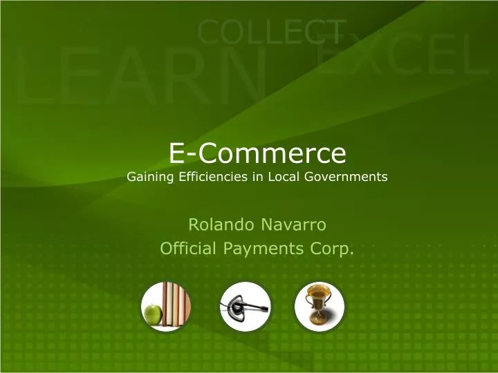e commerce gaining efficiencies in local governments