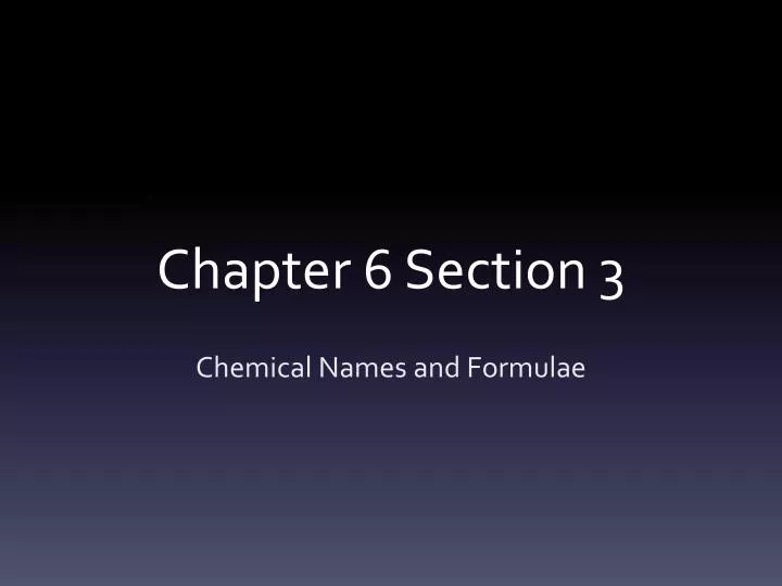 chapter 6 section 3