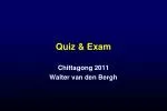 Quiz &amp; Exam - slide 1