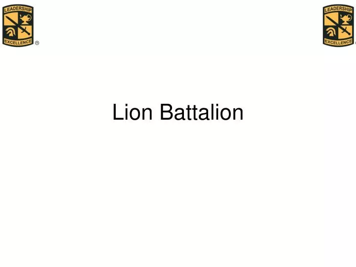 lion battalion