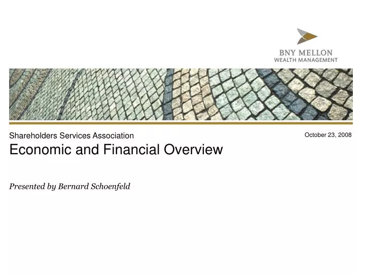 economic and financial overview