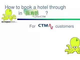 How to book a hotel through in ?