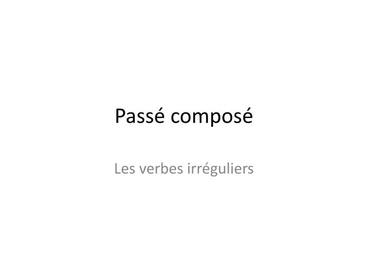 pass compos