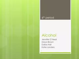 alcohol