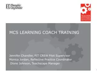 MCS Learning Coach training