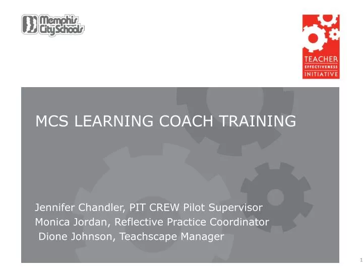 mcs learning coach training