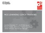 MCS Learning Coach training