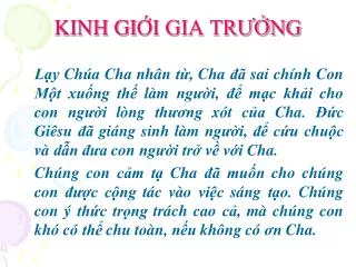 kinh gi i gia tr ng