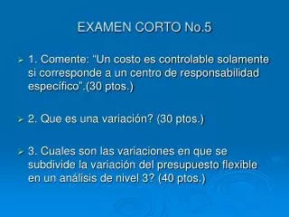 examen corto no 5