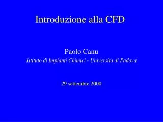introduzione alla cfd