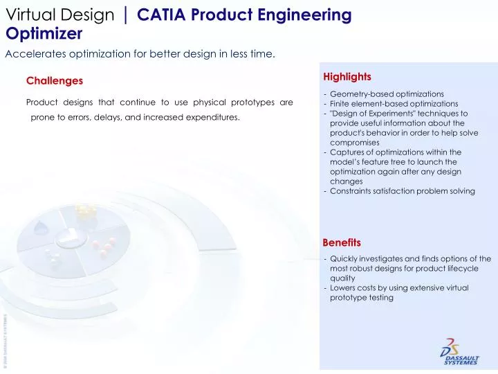 virtual design catia product engineering optimizer