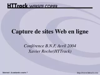 capture de sites web en ligne