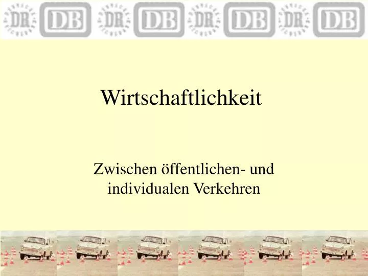 wirtschaftlichkeit