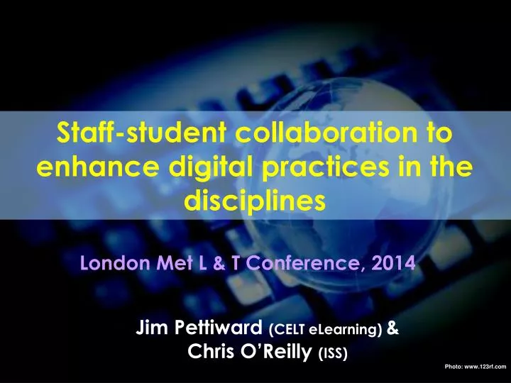 staff student collaboration to enhance digital practices in the disciplines