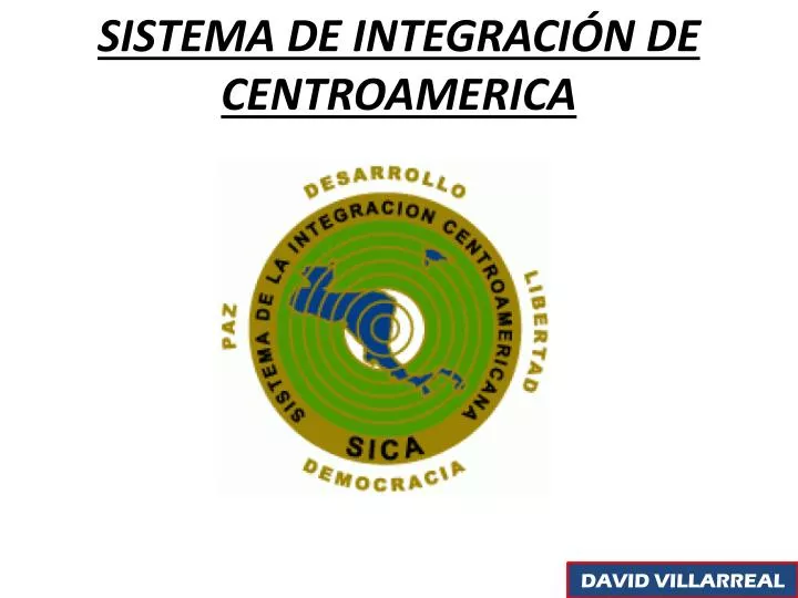 sistema de integraci n de centroamerica