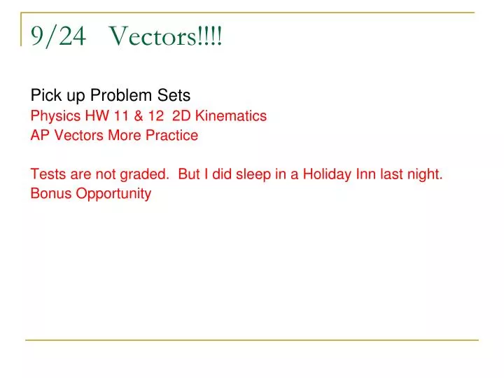 9 24 vectors