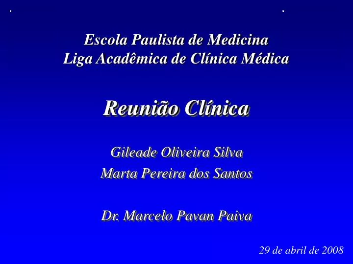 Anamnese e Relação médico-paciente - ppt carregar