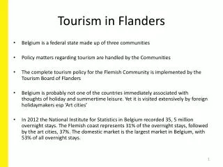 Tourism in Flanders