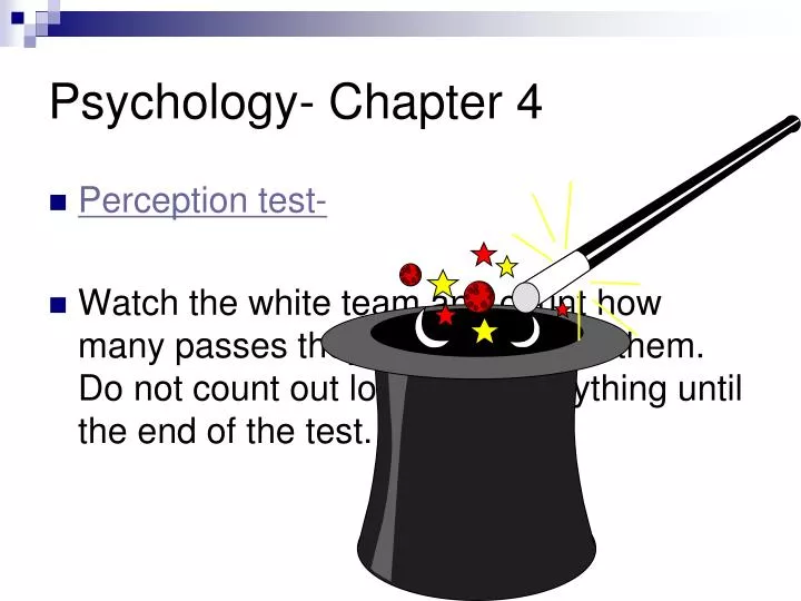 psychology chapter 4