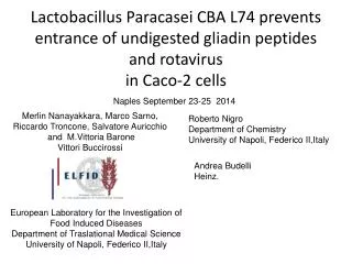 European Laboratory for the Investigation of Food Induced Diseases