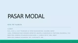 pasar modal