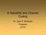 Strategies for Reliable Data Transmission and Channel Coding - slide 1