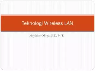 teknologi wireless lan