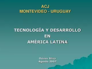 acj montevideo uruguay