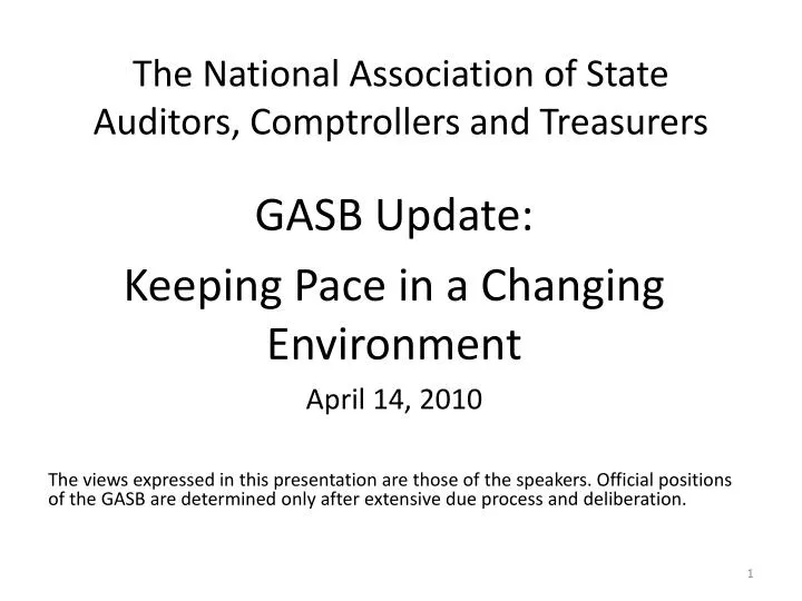 the national association of state auditors comptrollers and treasurers