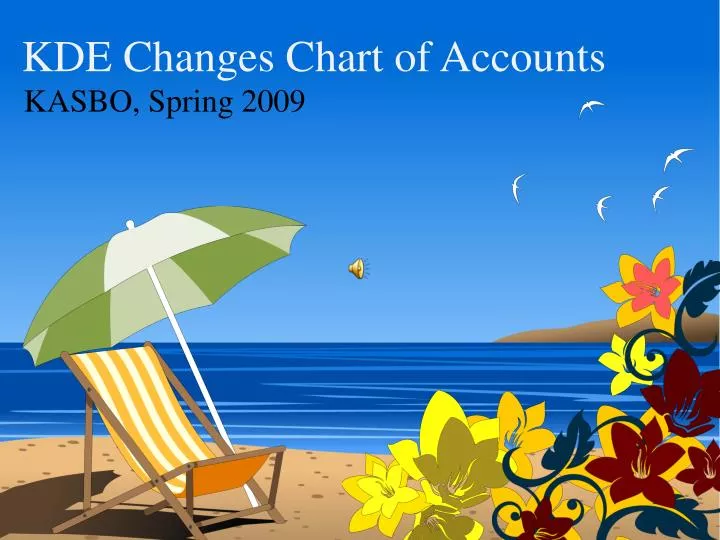 kde changes chart of accounts