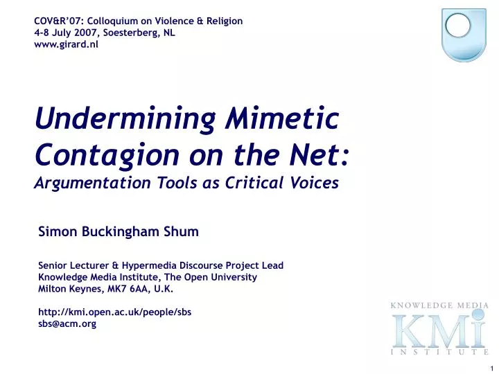 undermining mimetic contagion on the net argumentation tools as critical voices